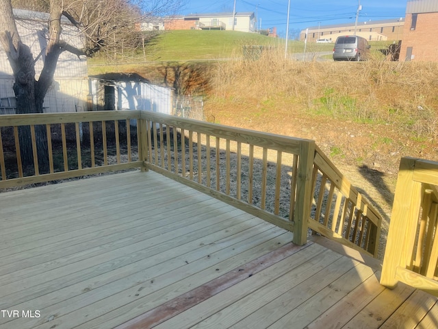 view of deck