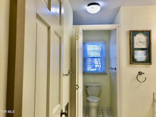 bathroom with toilet