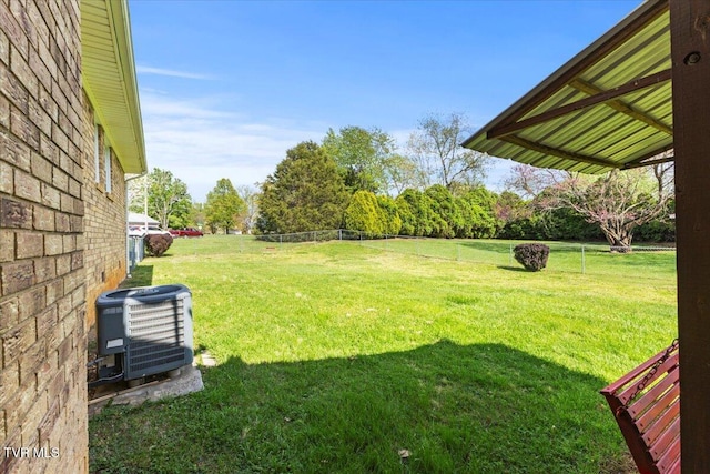 212 Mayflower Rd, Johnson City, TN 37601 - view of yard with central AC unit and fence