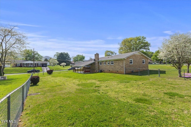 212 Mayflower Rd, Johnson City, TN 37601 - view of yard with a fenced backyard