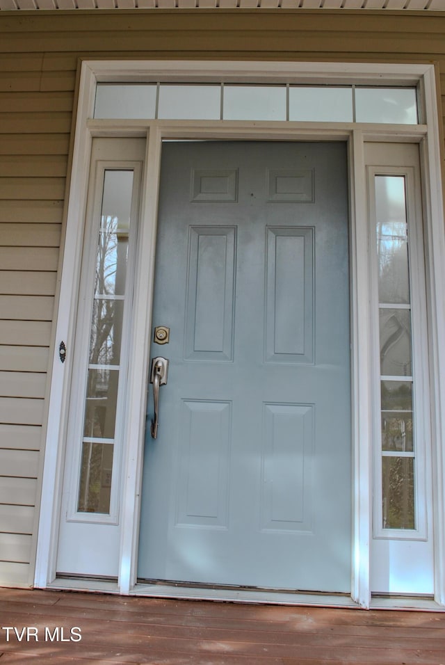 view of entrance to property