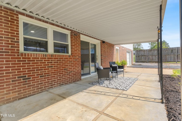 view of patio