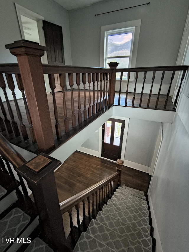 view of stairs