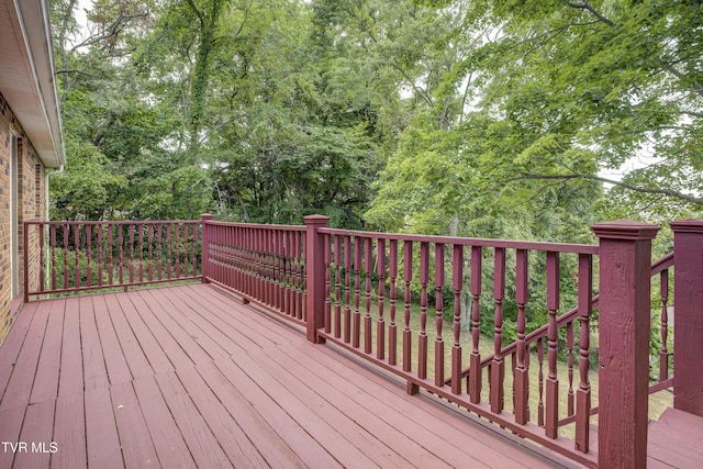 view of deck