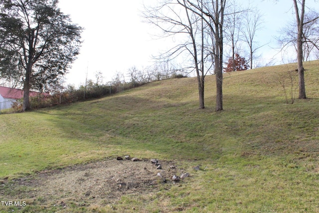 view of yard featuring a rural view