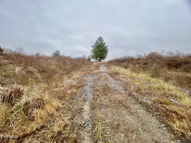 view of street with a rural view