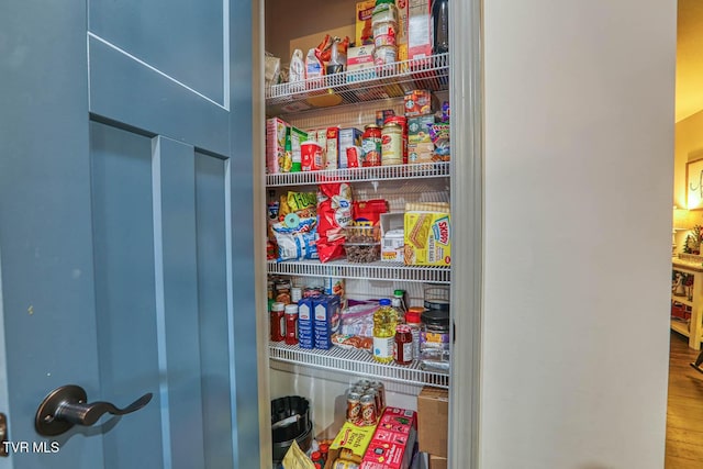 view of pantry