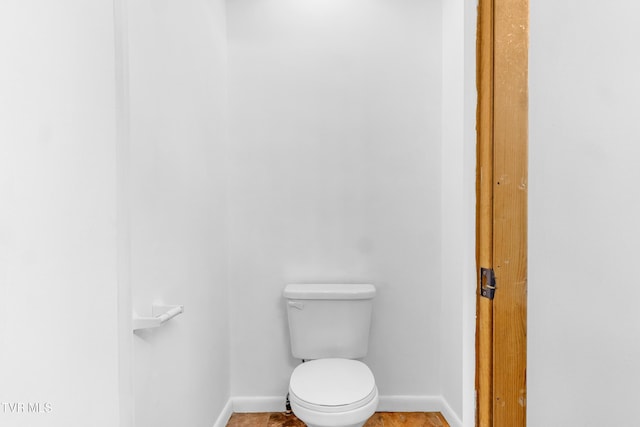 bathroom featuring toilet