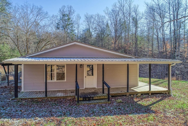 view of farmhouse-style home