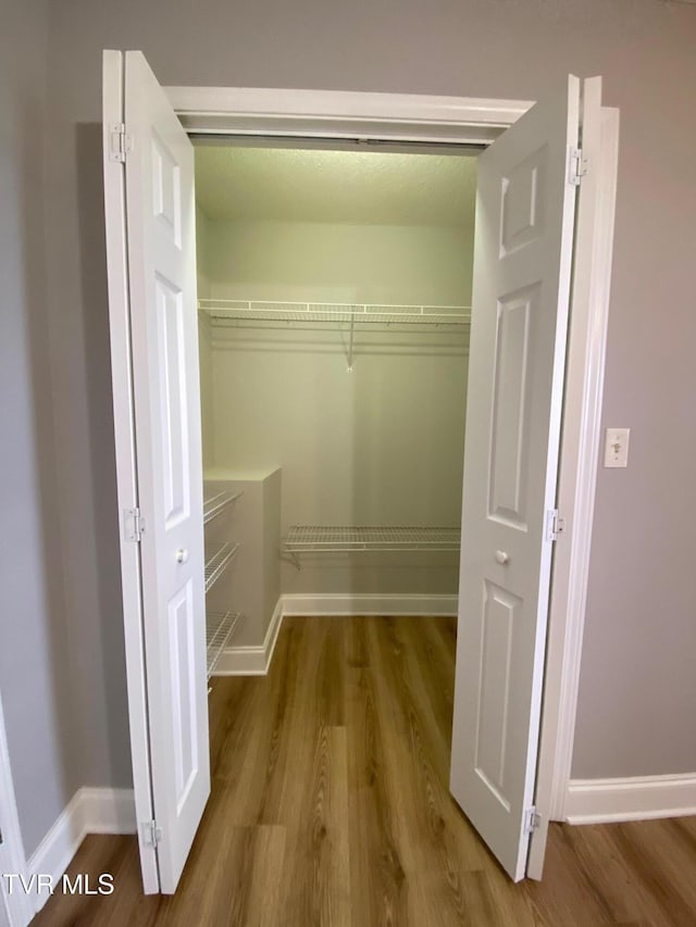 view of closet