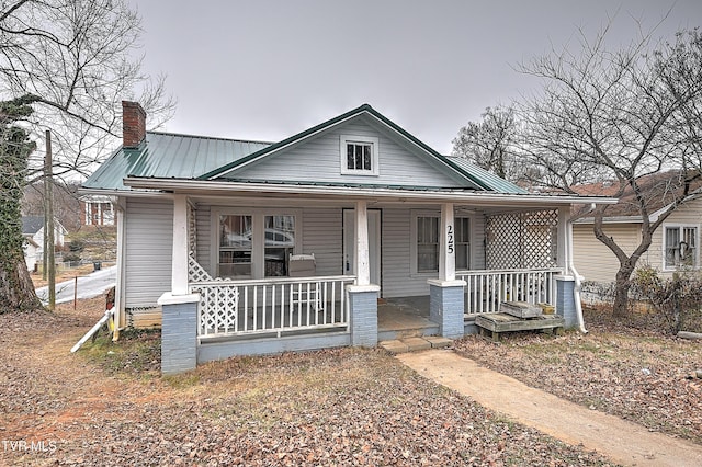 bungalow with a porch