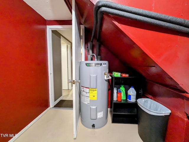 utilities featuring water heater