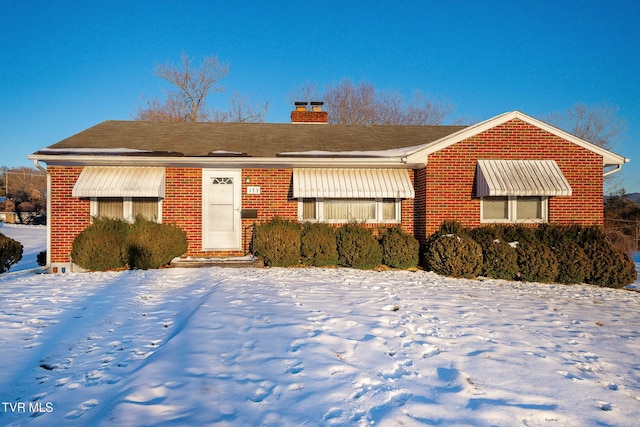 view of front of home