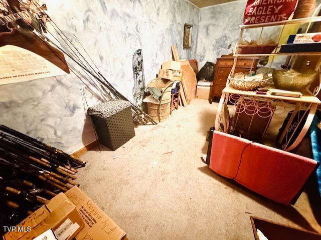 view of storage room