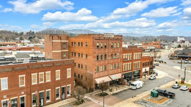 view of property featuring a mountain view