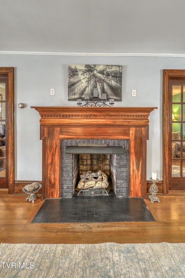 room details featuring wood-type flooring