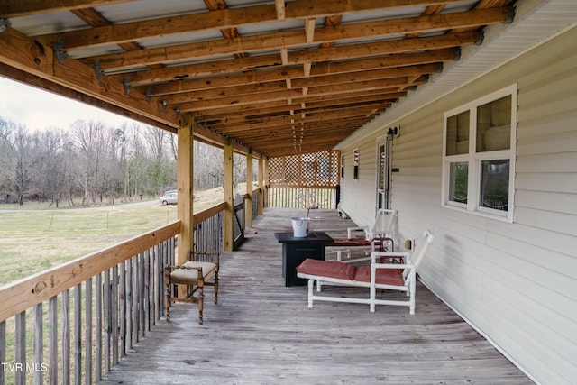 view of deck