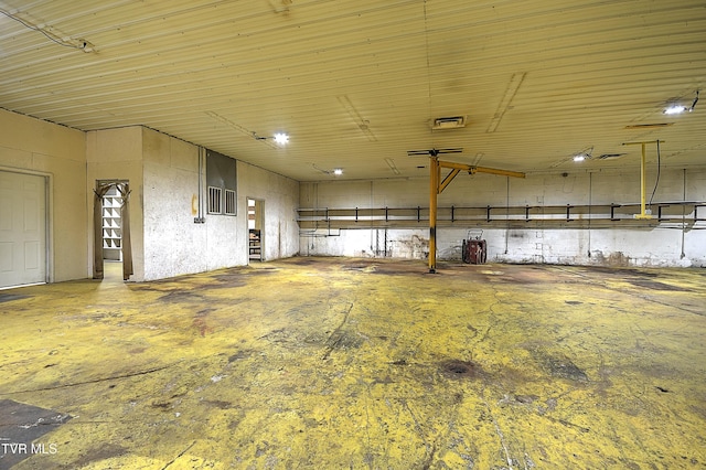 miscellaneous room featuring concrete flooring