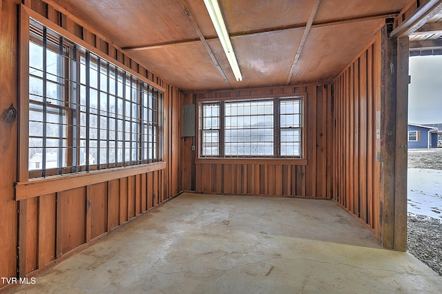 miscellaneous room featuring wood ceiling