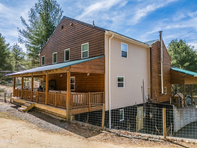 2191 Hubert Taylor Rd, Mountain City, TN 37683 - exterior space featuring metal roof