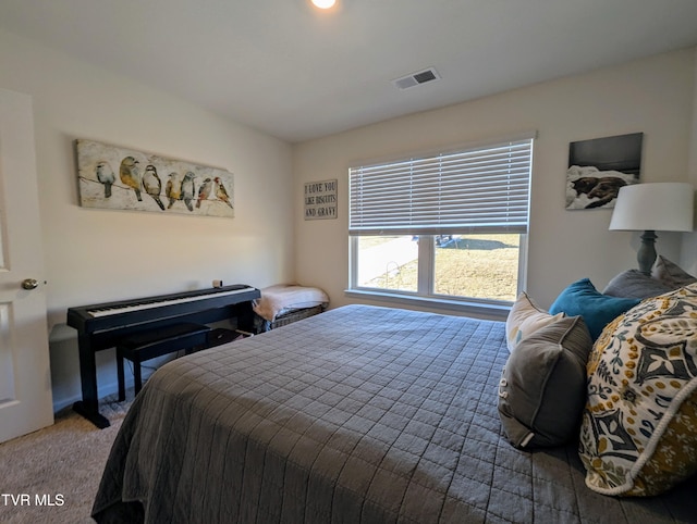 bedroom with carpet flooring