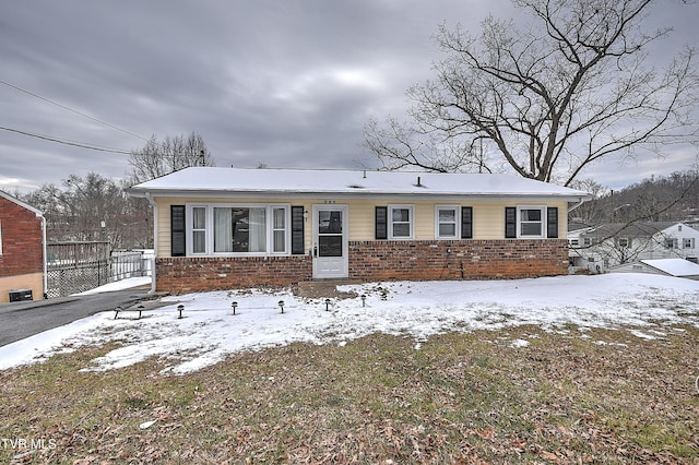 view of front of home