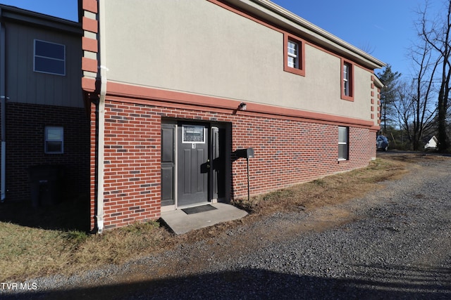 view of rear view of property