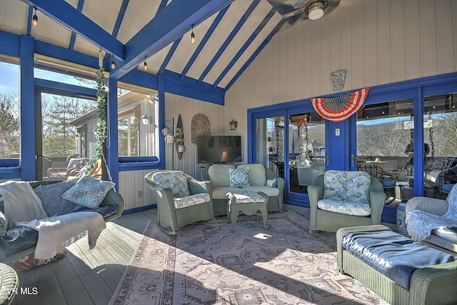 view of patio / terrace with an outdoor living space