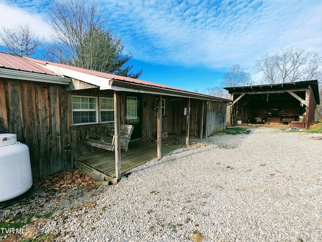 view of side of home