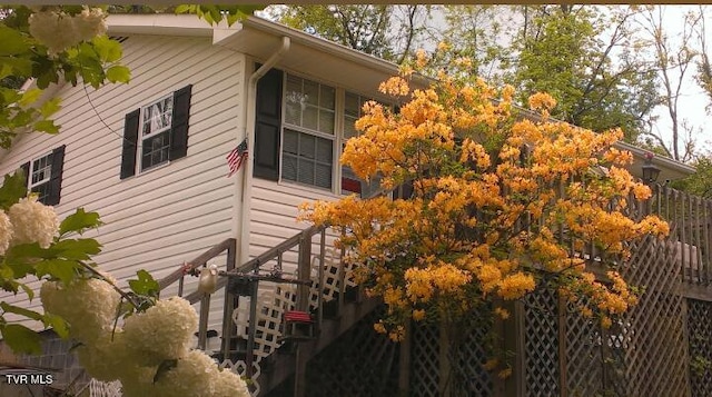 view of side of property