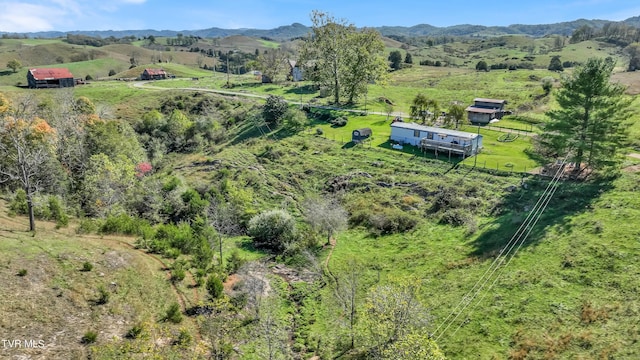 141 Pumplog Holw, Castlewood, VA 24224 - bird's eye view with a rural view and a mountain view