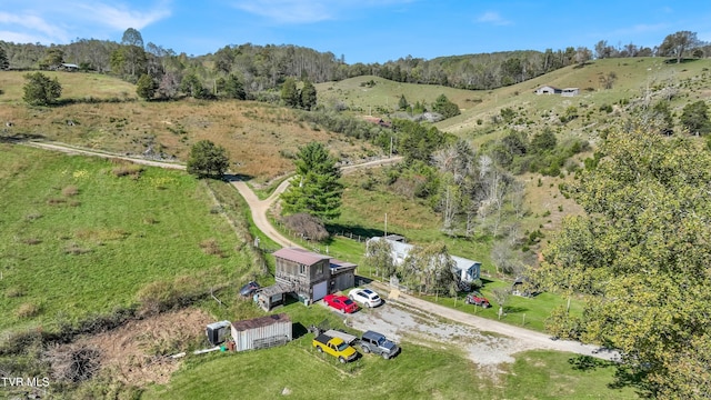 141 Pumplog Holw, Castlewood, VA 24224 - drone / aerial view featuring a rural view