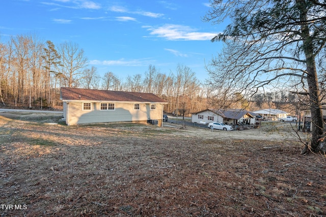 view of side of property