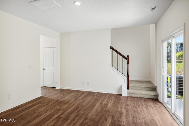 interior space featuring hardwood / wood-style flooring