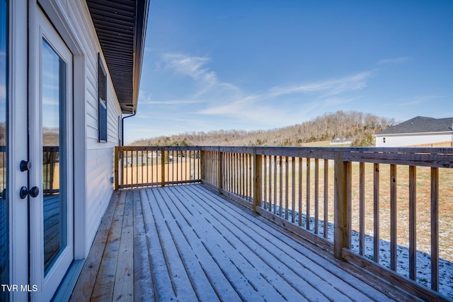 view of deck