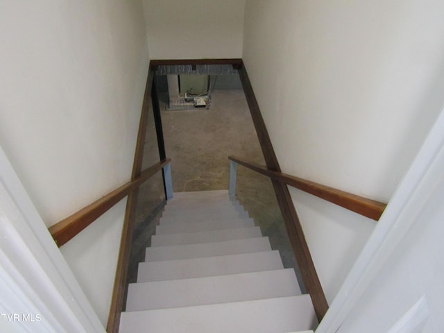 view of stairs
