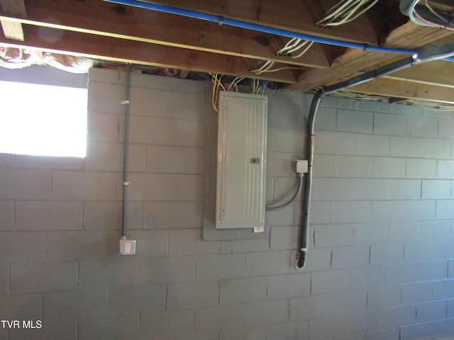 utility room featuring electric panel
