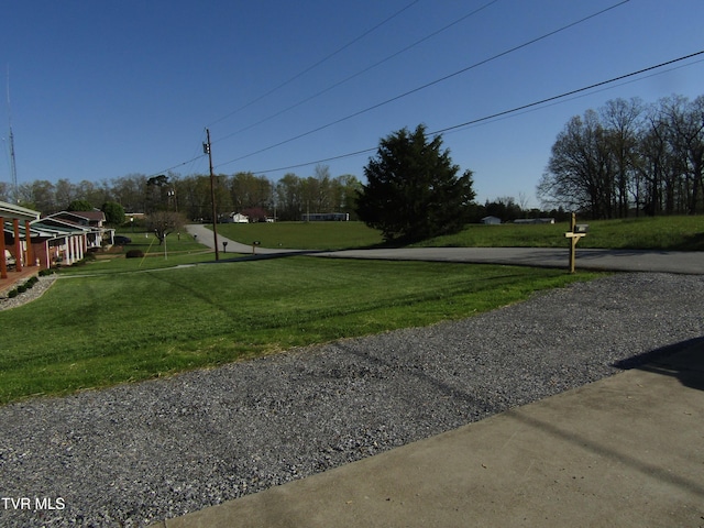 view of road