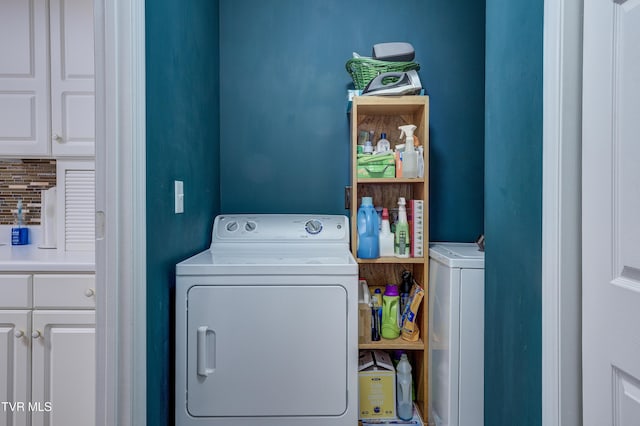 laundry area featuring separate washer and dryer