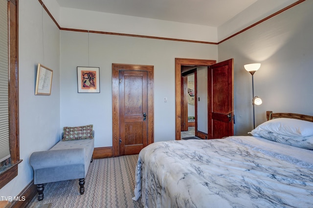 bedroom featuring a closet