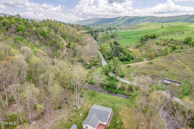 112 Conns Dr, Tazewell, VA 24651 - aerial view featuring a mountain view