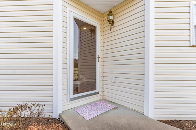 view of entrance to property