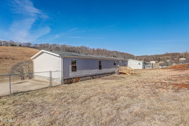 252 Scott Ln, Blountville, TN 37617 - exterior space with a yard, a gate, and fence