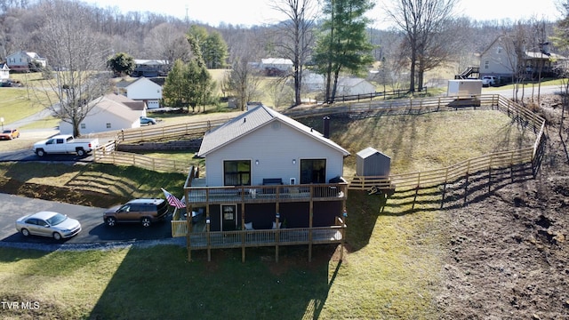 view of back of property