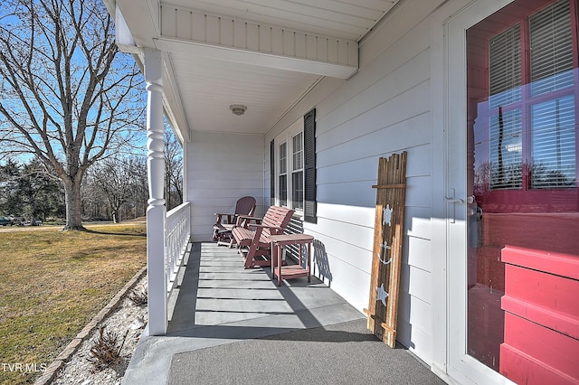 view of patio / terrace featuring a porch