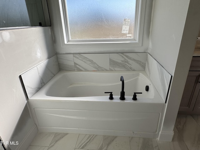 bathroom featuring a bathtub