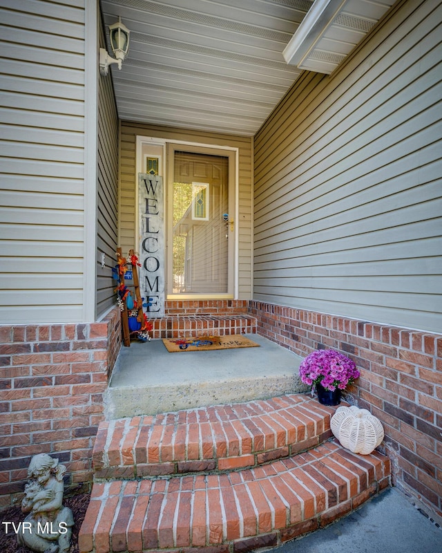 view of entrance to property