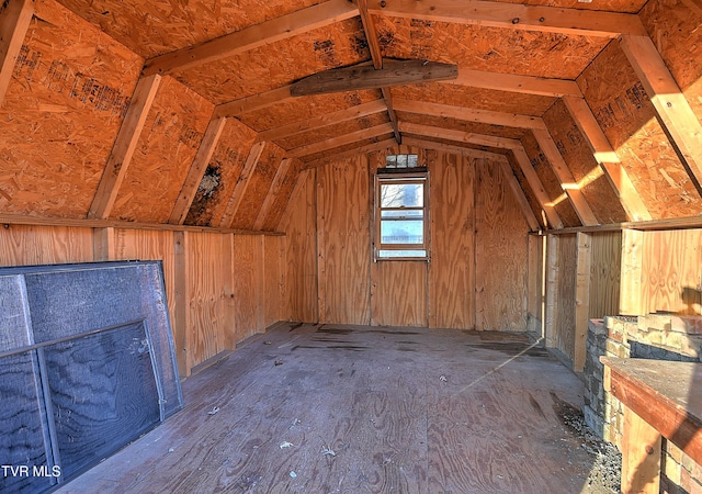 view of storage room