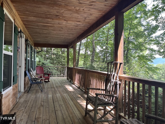 view of deck