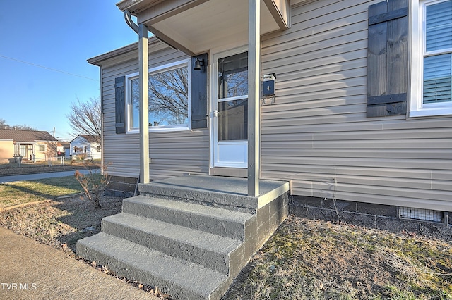 view of entrance to property